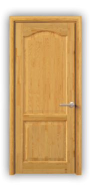 Дверь из массива сосны ECO 4221, покрытие - прозрачный лак, глухая - фото 1