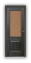Дверь Velmi 01-5111, дуб мореный, остекленная - превью фото 1