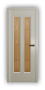 Дверь Velmi 05-102, цвет эмаль ваниль, остекленная - превью фото 1