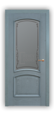 Door Elegance 01, color Gray patina, glassed-in