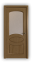 Дверь Classic 718, орех, остекленная - превью фото 1