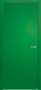 Дверь Rainbow, цвет зеленый RAL, глухая - превью фото 1