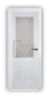 Дверь Velmi 01-709, цвет патина c серебром, остекленная - превью фото 1