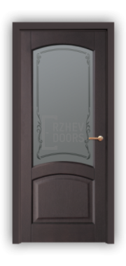 Дверь Neoclassic 827,цвет дуб черный, остекленная - фото 1