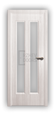Дверь Velmi 05-801, цвет белый ясень, остекленная - фото 1