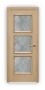 Дверь Velmi 06-105, цвет БЕЖ, остекленная - превью фото 1