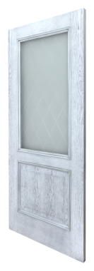 Дверь Velmi 01-709, цвет патина c серебром, остекленная - фото 3