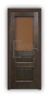 Дверь Velmi 02-144, цвет дуб тон 44, остекленная - превью фото 1
