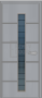 Дверь Scandi 609, цвет серая патина, остекленная - превью фото 1