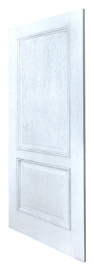 Дверь Velmi 01-709, цвет белая патина с серебром, глухая - фото 3