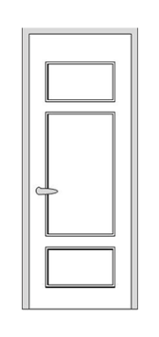 Дверь Velmi 03-104, цвет антрацит, глухая - фото 1