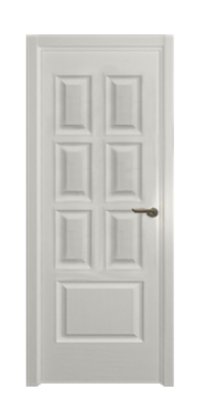 Дверь Velmi 09-603, цвет белая эмаль, глухая - фото 1