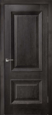 Дверь Vivo, цвет черный дуб, глухая - фото 1