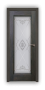 Дверь Velmi 04-5111, цвет дуб мореный, остекленная - превью фото 1