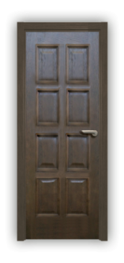 Дверь Velmi 10-144, цвет дуб тон 44, глухая - фото 1