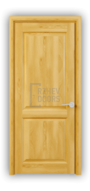 Дверь из массива сосны ECO 4211, покрытие - прозрачный лак, глухая - фото 1