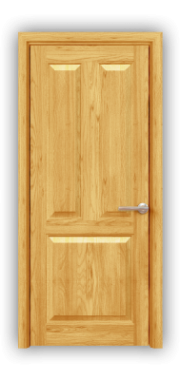Дверь из массива сосны ECO 4321, покрытие - прозрачный лак, глухая - фото 1