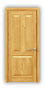 Дверь из массива сосны ECO 4321, покрытие - прозрачный лак, глухая - превью фото 1