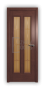 Дверь Velmi 05-221, цвет сапели, остекленная - превью фото 1