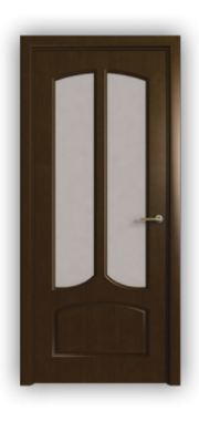 Дверь Classic 621, цвет дуб тон 46, остекленная - фото 1