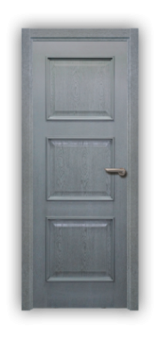 Дверь Velmi 06-109, цвет серая патина, глухая - фото 1