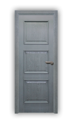 Дверь Velmi 06-109, цвет серая патина, глухая