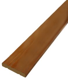 Наличник дверной ECO плоский, покрытие светло-коричневый лак
