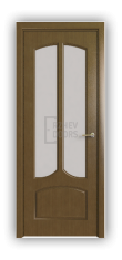 Дверь Classic 623, цвет дуб тон 43, остекленная