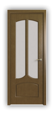 Дверь Classic 623, цвет дуб тон 43, остекленная - фото 1