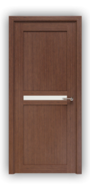 Дверь Quadro 2832, цвет орех - фото 1