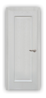 Дверь Velmi 04-801, цвет белый ясень, глухая - фото 1