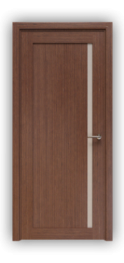 Дверь Quadro 2842, цвет орех - фото 1
