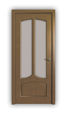 Дверь Classic 622, цвет дуб тон 44, остекленная