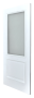 Дверь Velmi 01-603, цвет эмаль белая, остекленная - превью фото 3