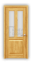 Дверь из массива сосны ECO 4321, покрытие - прозрачный лак, остекленная - превью фото 1