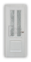 Дверь Velmi 08-801, цвет белый ясень, остекленная - превью фото 1