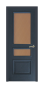 Дверь Velmi 02-104, цвет антрацит, остекленная - превью фото 1