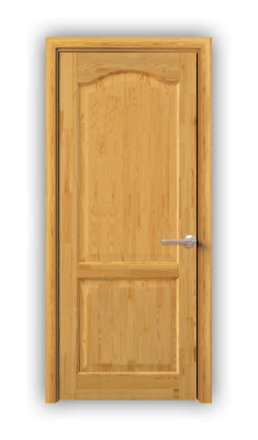 Дверь из массива сосны ECO 4221, покрытие - прозрачный лак, глухая