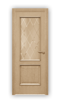 Дверь Velmi 01-105, цвет БЕЖ, остекленная