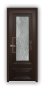 Дверь Lusso 01-604, цвет шоколад, остекленная - превью фото 1