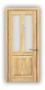 Дверь из массива сосны ECO 4320, без покрытия, остекленная - превью фото 1