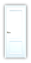 Дверь Velmi 01-603, цвет эмаль белая, остекленная - превью фото 1