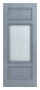 Дверь Velmi 03-109, цвет серая патина, остекленная - превью фото 2