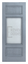 Дверь Velmi 03-109, цвет серая патина, остекленная - превью фото 2