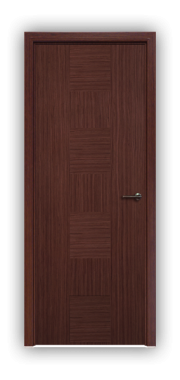 Дверь Standart 074, цвет сапели, глухая - фото 1