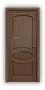Дверь Classic 718, цвет орех, глухая - превью фото 1