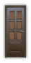 Дверь Velmi 09-144, цвет дуб тон 44, остекленная - превью фото 1