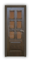 Дверь Velmi 09-144, цвет дуб тон 44, остекленная - превью фото 1