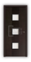 Дверь Standart 075, цвет венге, остекленная - превью фото 1