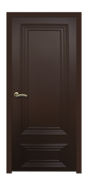 Дверь Lusso 01-604, цвет шоколад, глухая - фото 1